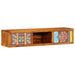 Veggmontert TV-skap flerfarget 100x30x22 heltre akasie