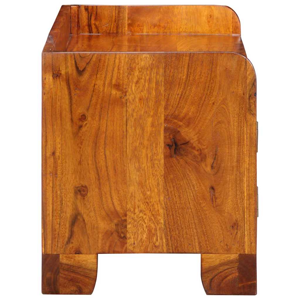 Sko Skap med lagring Flerfarget 90 x 35 x 40 cm Solid akasietre