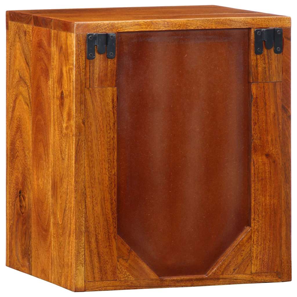 Nattbordskap 2 pcs Brun 35 x 30 x 40 cm Solid akasietre