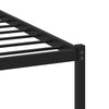 Sengeramme i metall uten madrass sonoma eik 100x190 cm