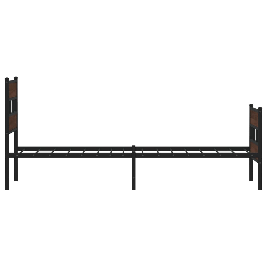 Sengeramme uten madrass med hodegavl og fotgavl 100x200 cm