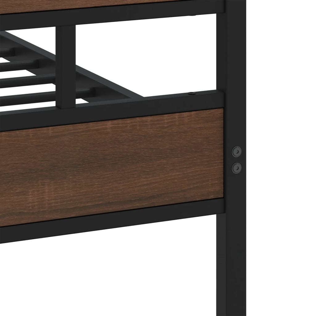 Sengeramme uten madrass med hodegavl og fotgavl 137x190 cm