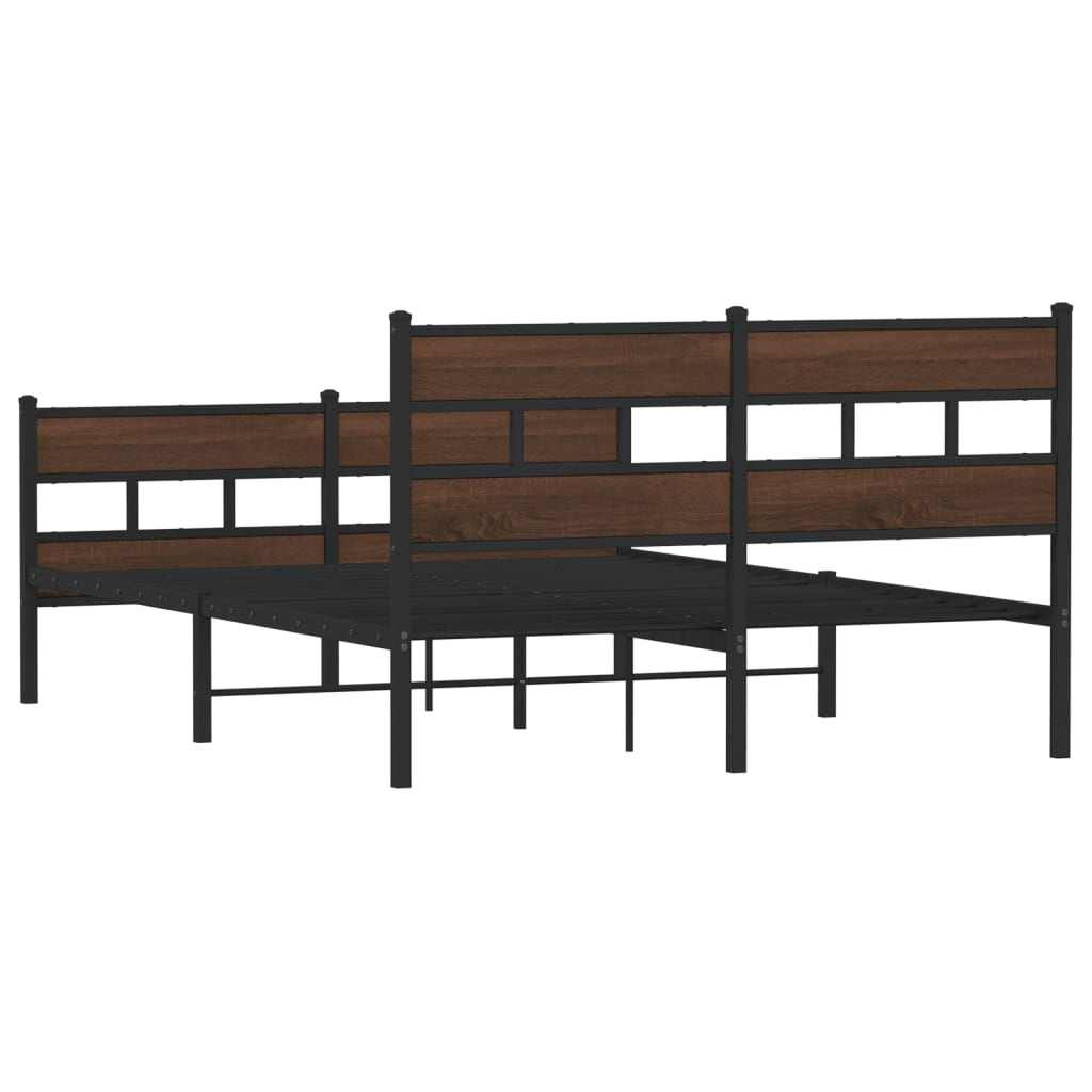 Sengeramme uten madrass med hodegavl og fotgavl 140x190 cm