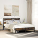 Sengeramme uten madrass med hodegavl sonoma eik 160x200 cm vidaXL
