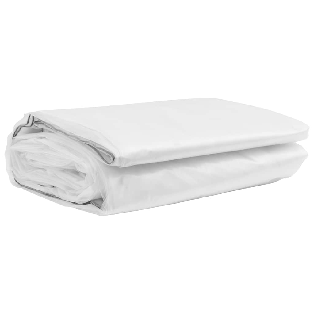 Klar presenning med maljer 1x8 m polyetylen