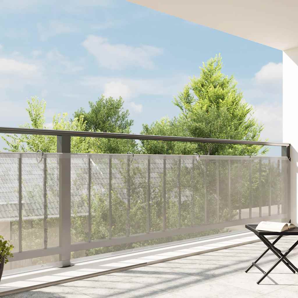 Klar presenning med maljer 1x8 m polyetylen