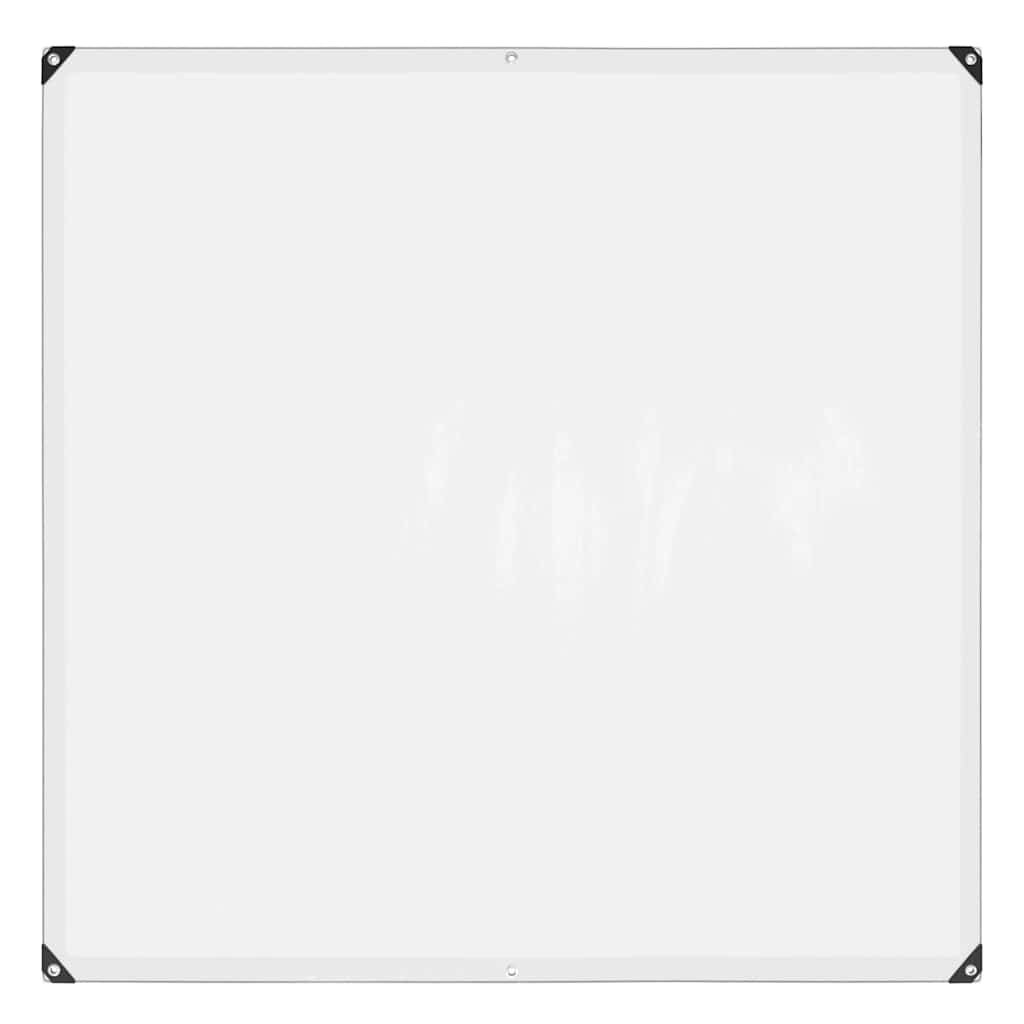 Klar presenning med maljer 2x2 m polyetylen