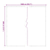 Klar presenning med maljer 8x10 m polyetylen