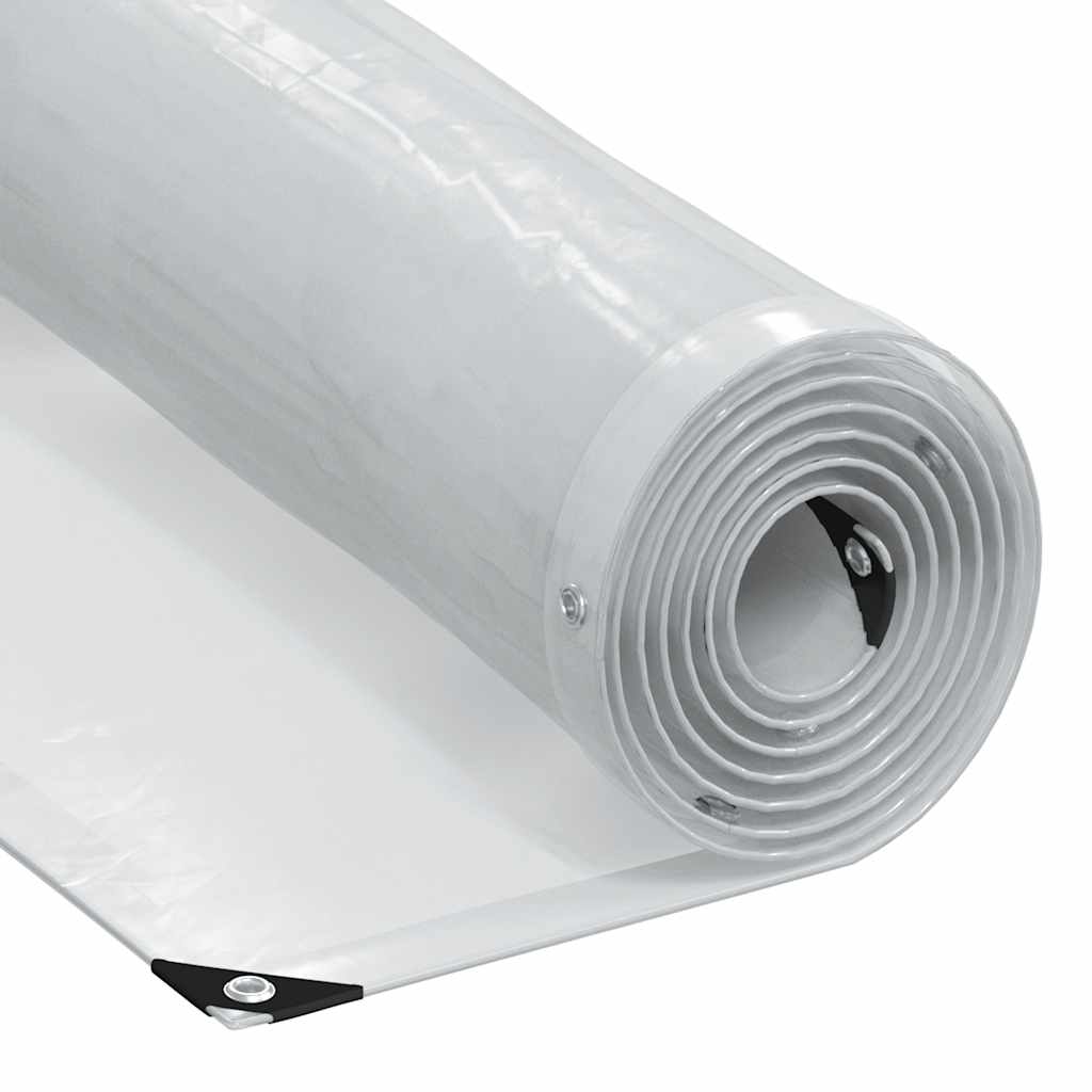 Klar presenning med maljer 12x12 m polyetylen