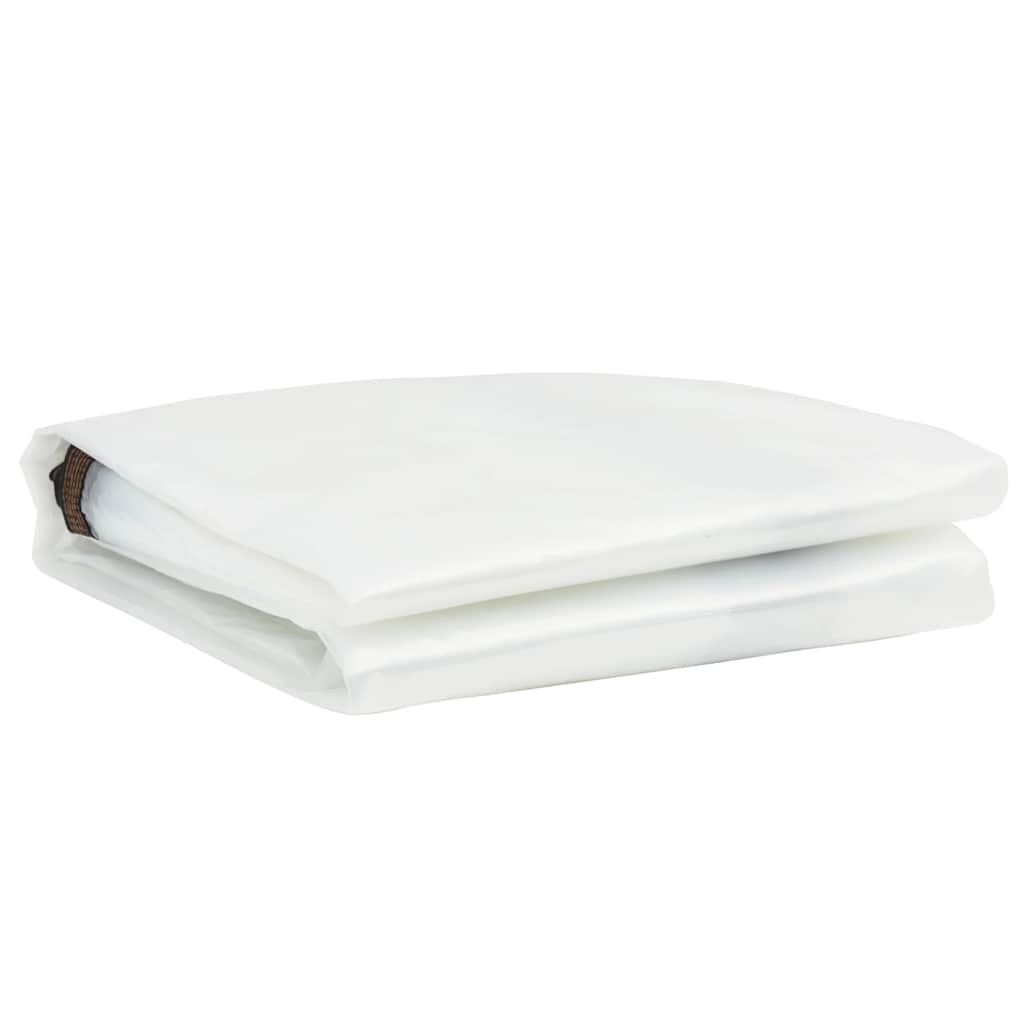 Klar presenning med maljer 1x2 m polyetylen