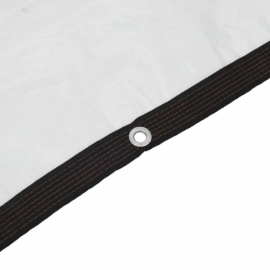 Klar presenning med maljer 1x2 m polyetylen