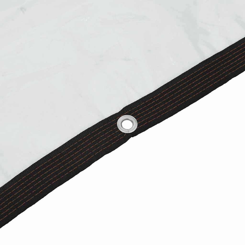 Klar presenning med maljer 1x3 m polyetylen