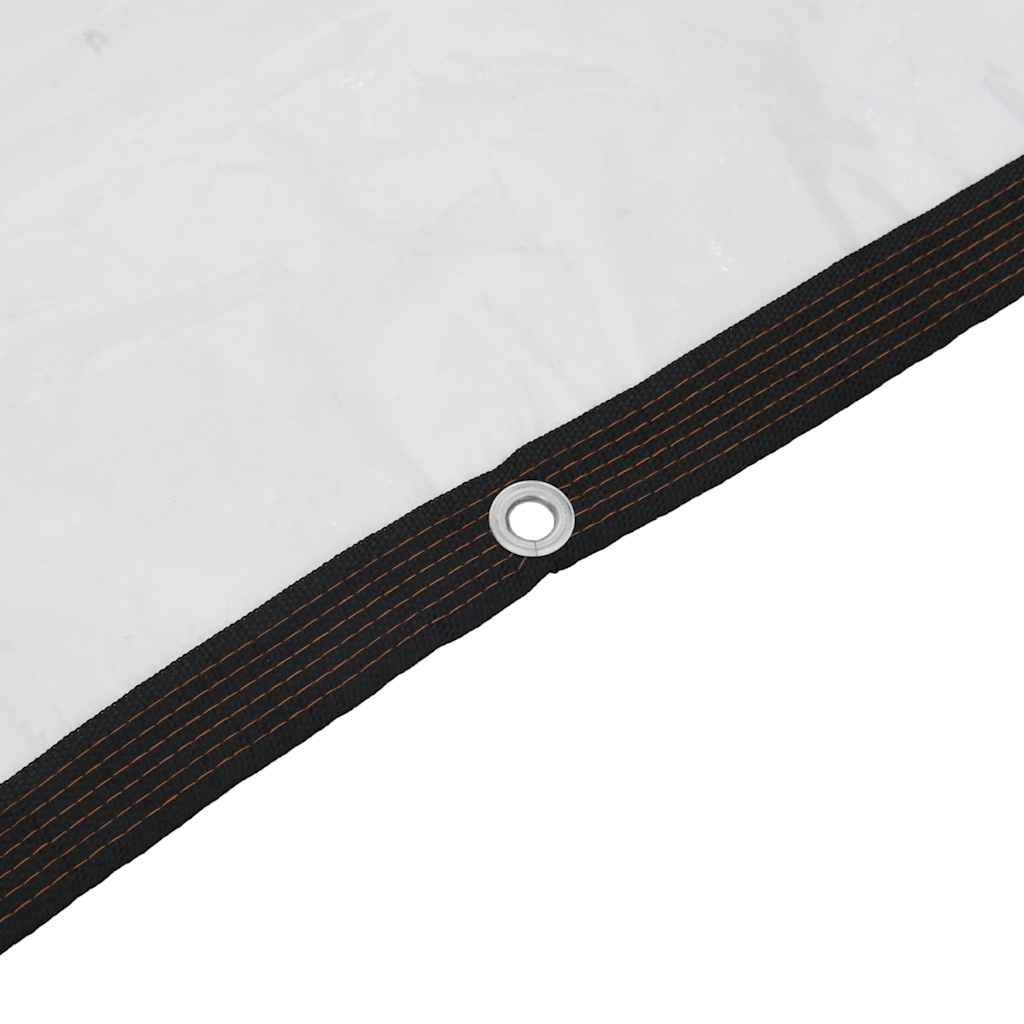 Klar presenning med maljer 1x4 m polyetylen