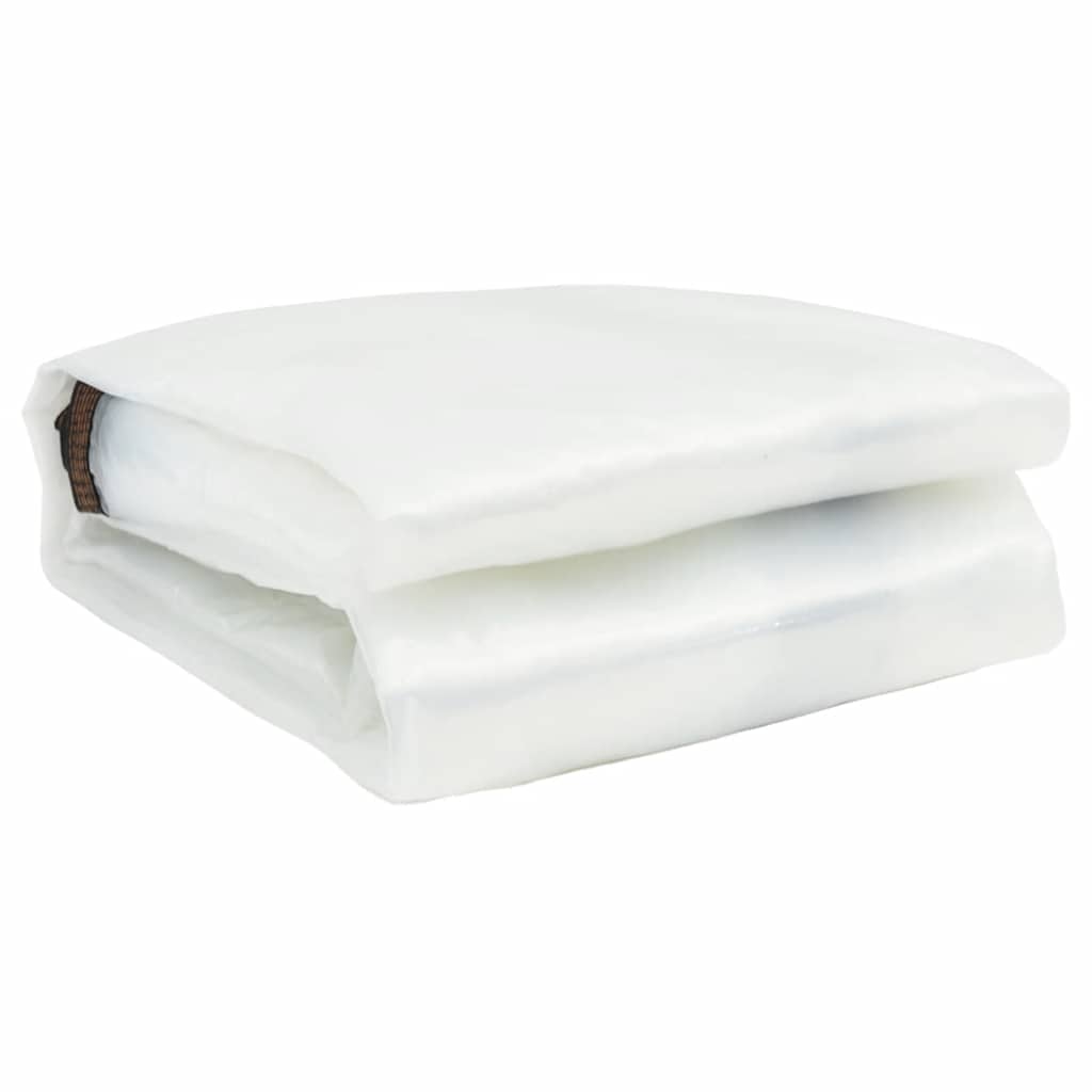 Klar presenning med maljer 1x8 m polyetylen