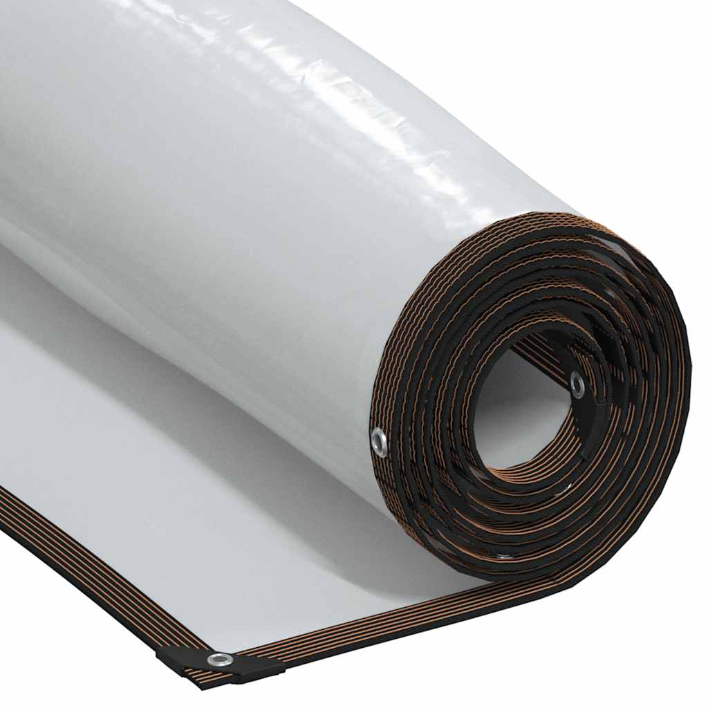 Klar presenning med maljer 1x10 m polyetylen