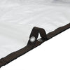 Klar presenning med maljer 1x10 m polyetylen