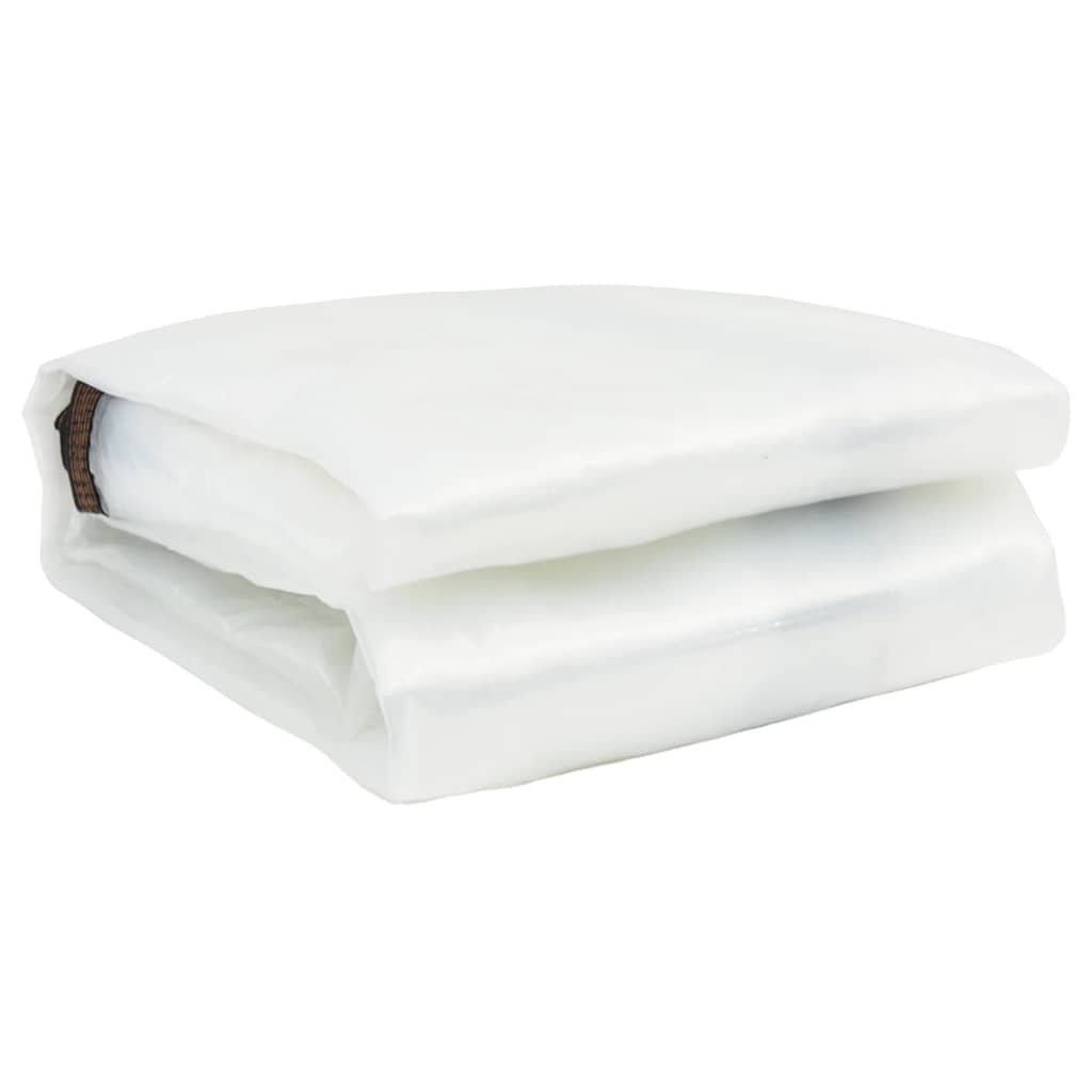 Klar presenning med maljer 1x12 m polyetylen vidaXL