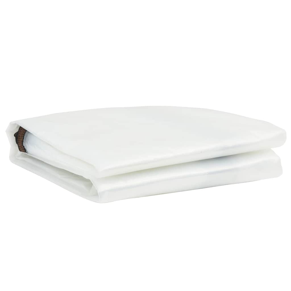 Klar presenning med maljer 2x2 m polyetylen