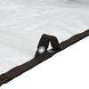 Klar presenning med maljer 2x10 m polyetylen