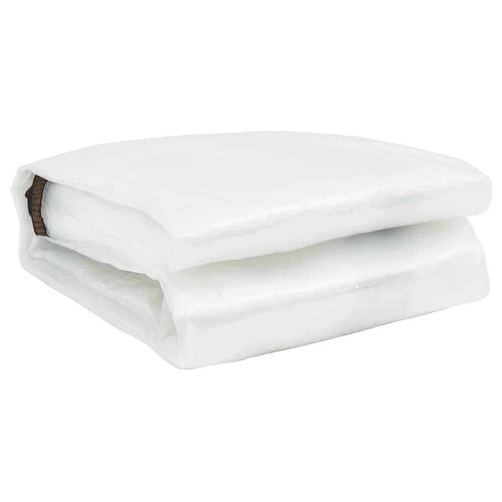 Klar presenning med maljer 6x10 m polyetylen