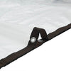 Klar presenning med maljer 10x12 m polyetylen
