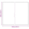 Klar presenning med maljer 10x12 m polyetylen