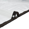 Klar presenning med maljer 12x12 m polyetylen