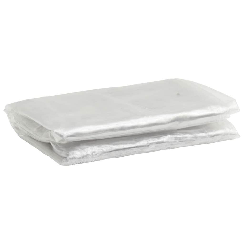 Klar presenning med maljer 1x3 m PVC