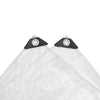Klar presenning med maljer 1x3 m PVC
