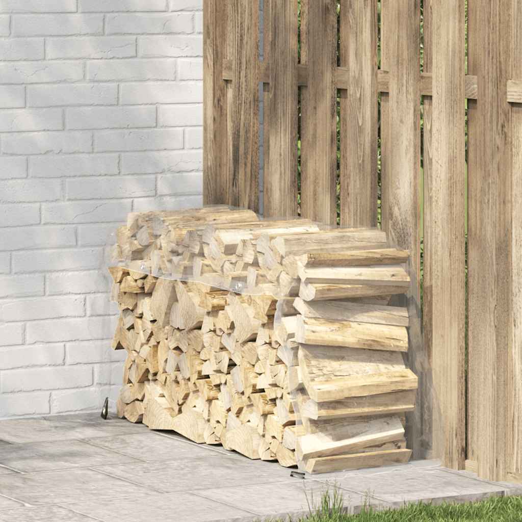 Klar presenning med maljer 1x3 m PVC