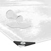 Klar presenning med maljer 1x4 m PVC