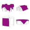 Klar presenning med maljer 1x4 m PVC
