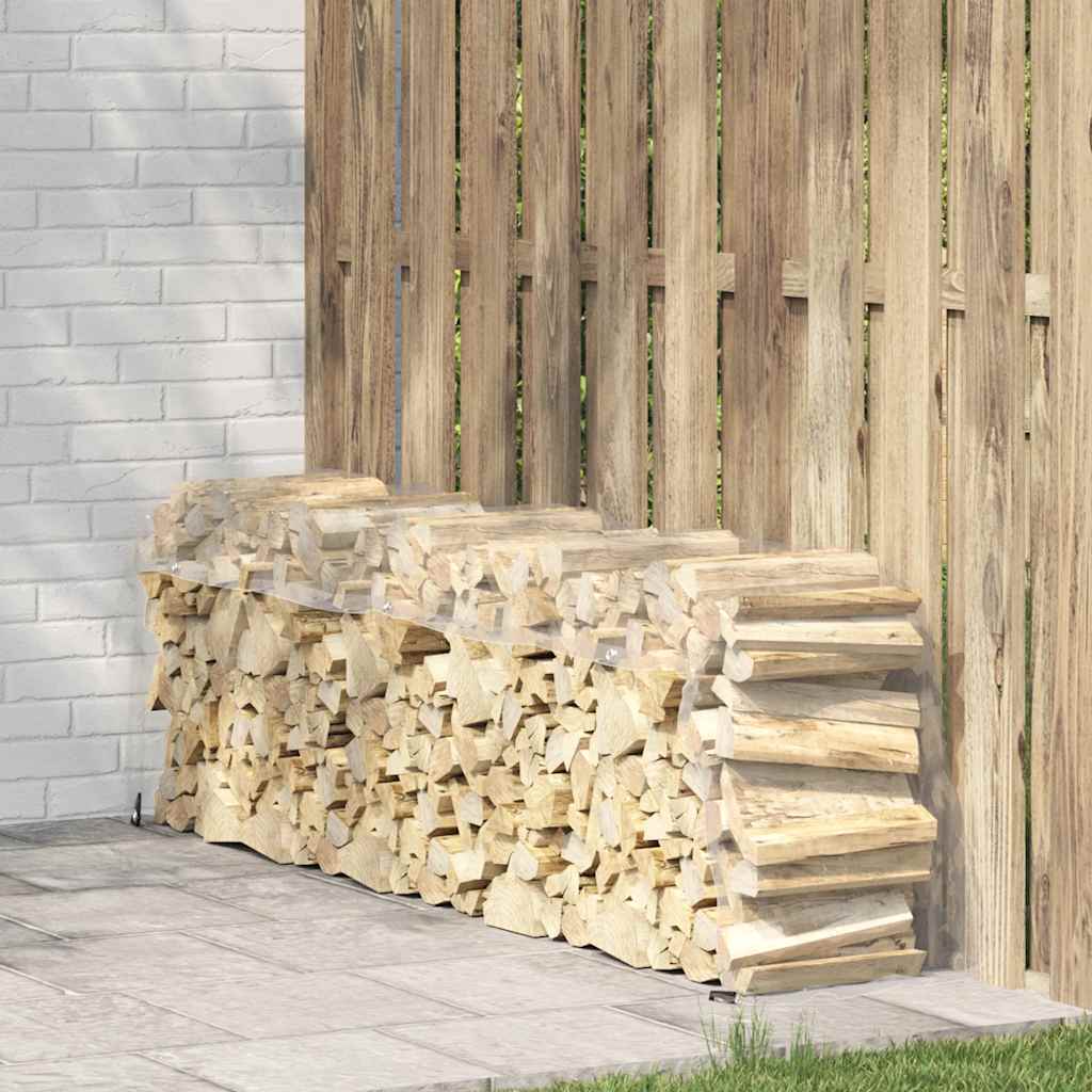 Klar presenning med maljer 1x5 m PVC vidaXL