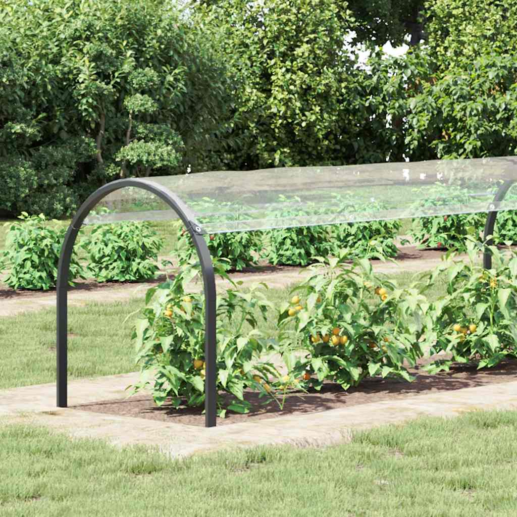 Klar presenning med maljer 1x6 m PVC