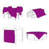 Klar presenning med maljer 1x6 m PVC