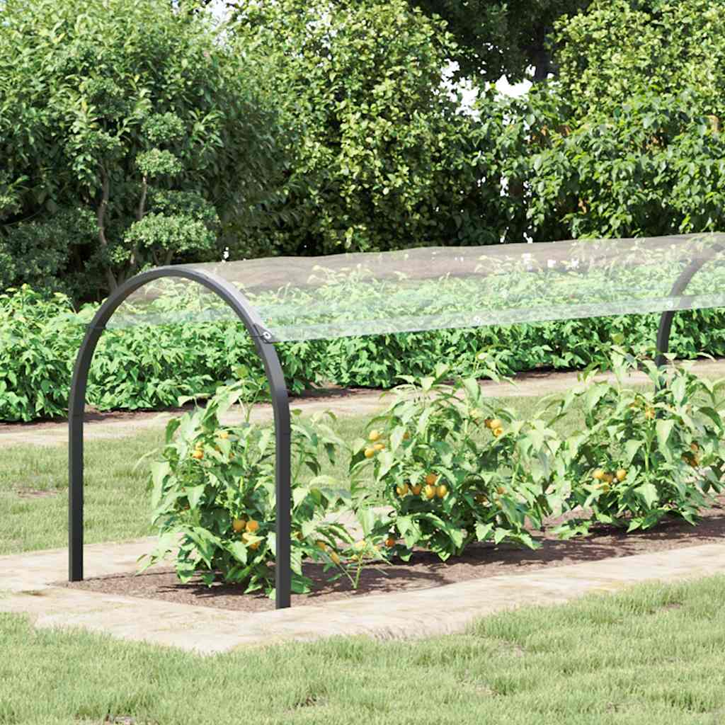 Klar presenning med maljer 1x12 m PVC vidaXL