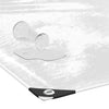 Klar presenning med maljer 1x12 m PVC