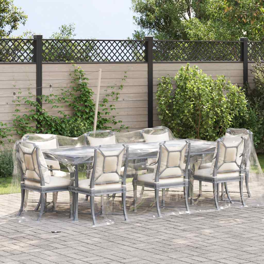 Klar presenning med maljer 2x6 m PVC