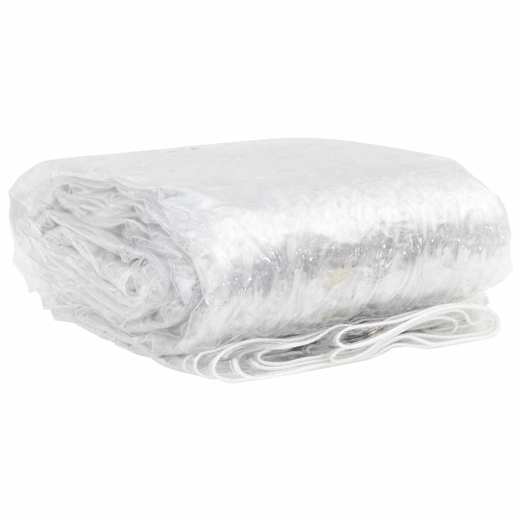 Klar presenning med maljer 2x10 m PVC