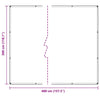 Klar presenning med maljer 3x4 m PVC
