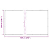 Klar presenning med maljer 3x8 m PVC