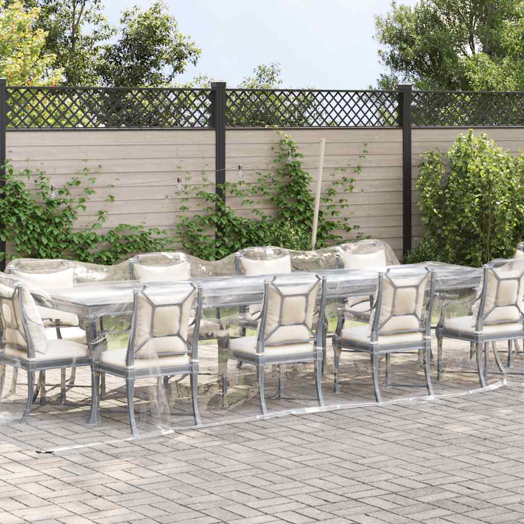 Klar presenning med maljer 3x10 m PVC