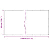 Klar presenning med maljer 3x12 m PVC