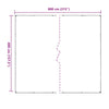 Klar presenning med maljer 4x8 m PVC