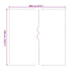 Klar presenning med maljer 5x8 m PVC