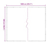 Klar presenning med maljer 5x10 m PVC