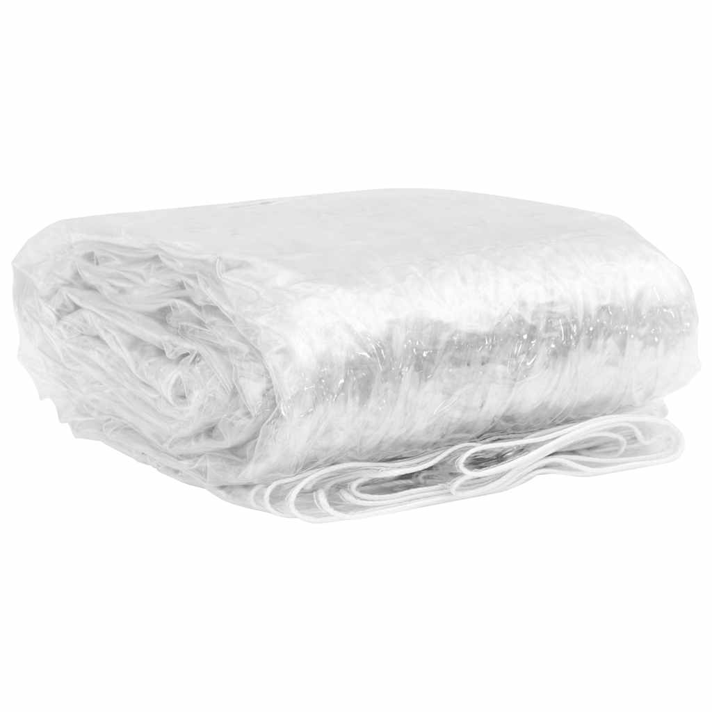 Klar presenning med maljer 5x12 m PVC