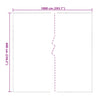 Klar presenning med maljer 6x10 m PVC