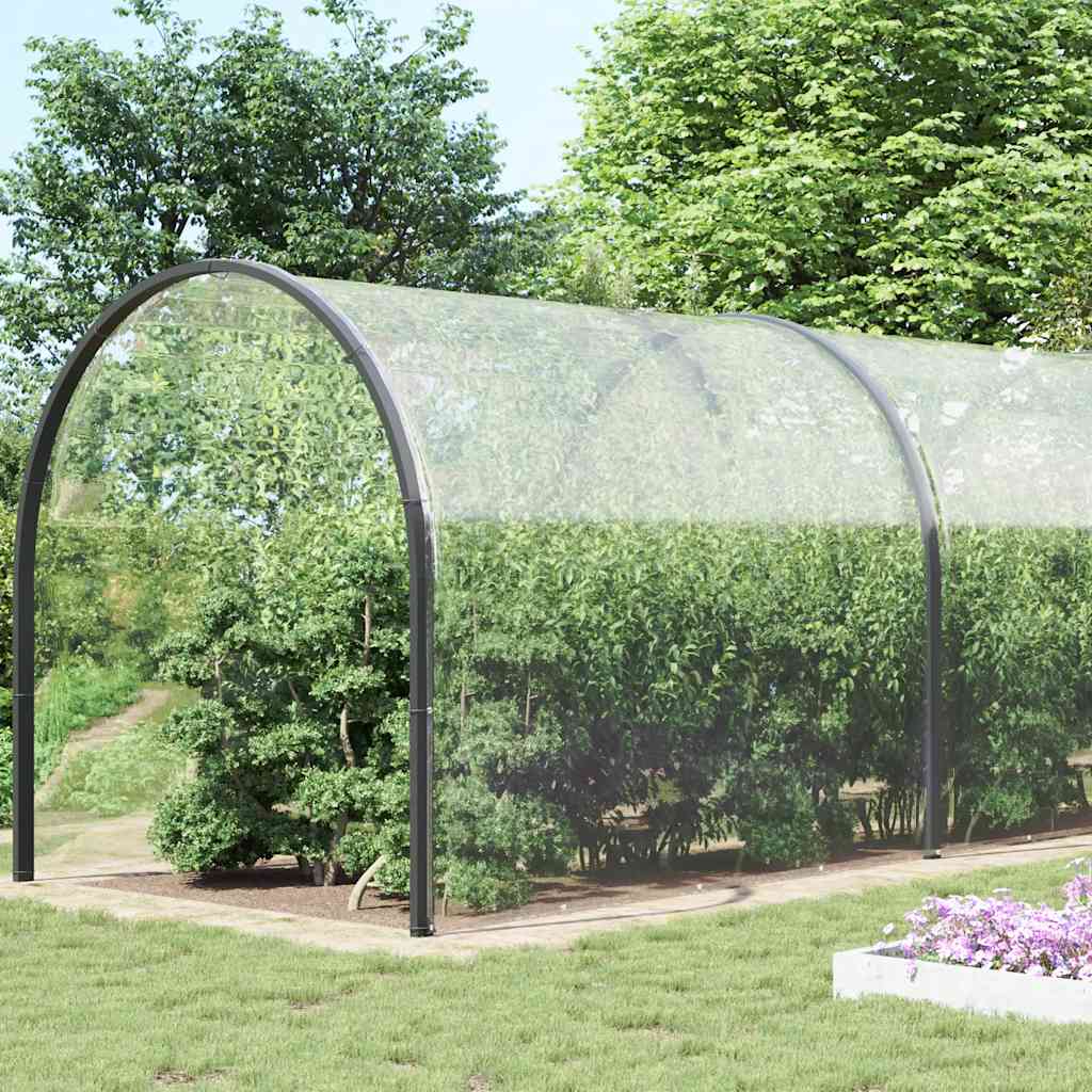 Klar presenning med maljer 6x12 m PVC