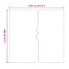Klar presenning med maljer 6x12 m PVC